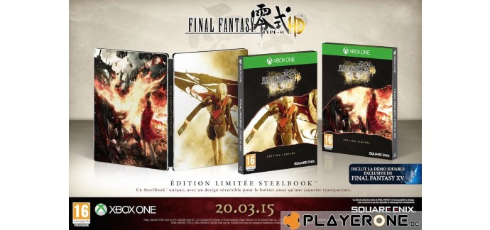Rakuten: Final Fantasy Type Zero - Steelbook Edition sur Xbox One à 7.90€ au lieu de 15€