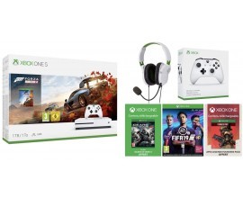 Amazon: Xbox One S Forza Horizon 4 + Casque + 2e Manette + FIFA 19 + GOW 4 + Apex Legends à 329,99€