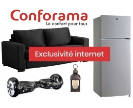 Conforama: 20€ offerts par tranche de 100€ d’achat sur tous les produits Exclu web