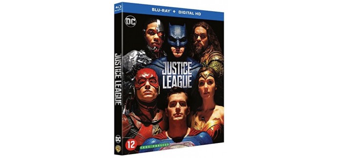 Amazon: Justice League - DC COMICS Blu-ray + Digital HD à 12,99€