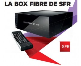 SFR: Box SFR Fibre (400Mb/s ↓ et 400Mb/s ↑) + 160 chaînes et appels illimités à 15€ par mois pendant 1 an
