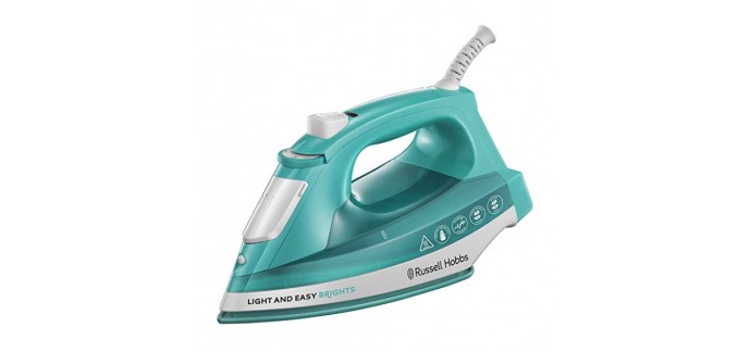 Amazon: Fer à Repasser Russell Hobbs 24840-56 Vapeur Light and Easy, Défroissage Vertical Possible à 24.99€