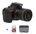 Boulanger: Appareil photo Reflex Nikon D3500+18-55VR+Sac+16Go+Batterie à 479€ au lieu de 599€