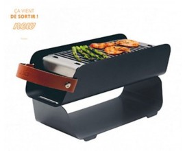 Boulanger: Barbecue charbon Una Grill Nomade UNA Grill gris graphite à 99€ au lieu de 129€