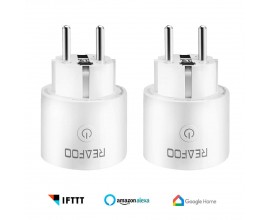 Amazon: Prise Connectée Wifi Compatible avec Alexa, Google Home FTTT 2PACK REAFOO à 26.99€