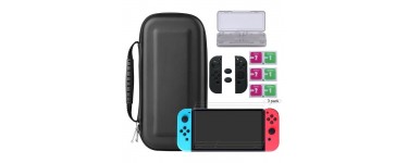 Cdiscount: Coque de Transport Nintendo Switch avec Accessoires 6 in1 à 10.59€ au lieu de 36.99€