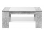 BUT: Table basse FINLAY Imitation béton et blanc à 49.99€ au lieu de 99.99€