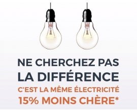Cdiscount: Payez votre électricité 15% moins chère + 50€ de bon d'achat offerts lors de la souscription