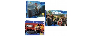 Sony: 1 pack PS4 Slim 1To + God of War, Far Cry 5 ou Red Dead Redemption 2 à gagner