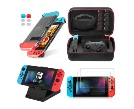 Cdiscount: Le kit d'accessoires 13 en 1 Compatible pour Nintendo Switch à 24.99€ au lieu de 49.98€