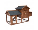 eBay: Poulailler en bois GALINETTE, 3 poules, cage à poule avec enclos à 119.90€ au lieu de 159.90€
