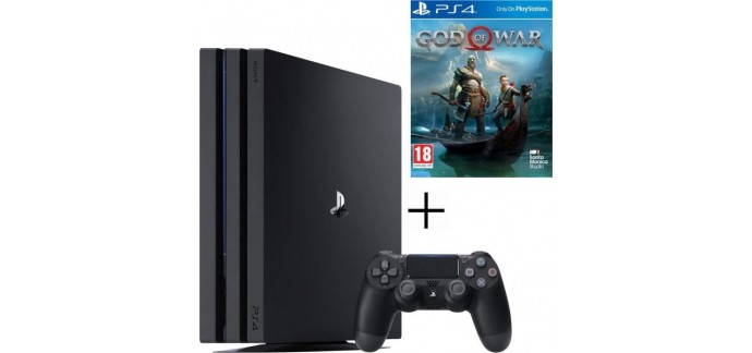 Cdiscount: PS4 Pro 1To Noire + God of War Jeu PS4 à 340.23€ au lieu de 469.99€