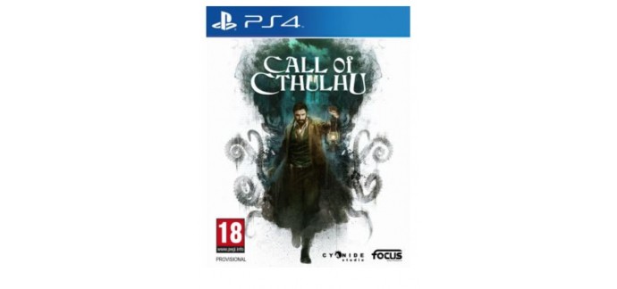 Fnac: Call of Cthulhu PS4 à 16€ au lieu de 20€