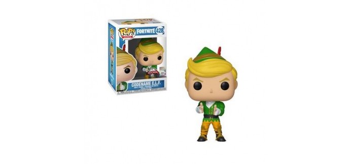 Fnac: Figurine Funko Pop! Games Fortnite Codename E.L.F à 6 € au lieu de 14,99 €