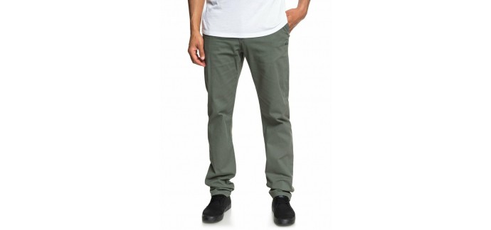 eBay: Pantalon chino Quiksilver pour homme à 32,40€ au lieu de 75,99€