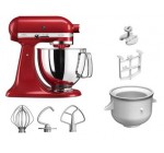 Darty:  Robot pâtissier Kitchenaid + accessoires à 449.99€ au lieu de 599.99€