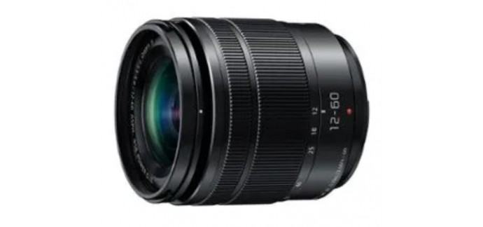 Rakuten: Objectif à zoom - Panasonic LUMIX G VARIO H-FS12060E - 12 mm - 60 mm - f/3.5-5.6 G VARIO à 249.90€