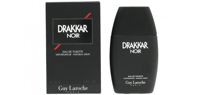 Groupon: Eau de toilette Drakkar Noir de Guy Laroche 50 ml à 24.50€ au lieu de 68.99€