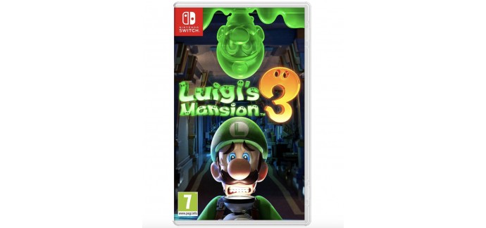 Amazon: Luigi's Mansion 3 sur Nintendo Switch à 35,20€