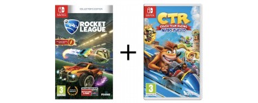 Auchan: Rocket League Collector's Edition sur Nintendo Switch + Crash Team Racing à 49,99€