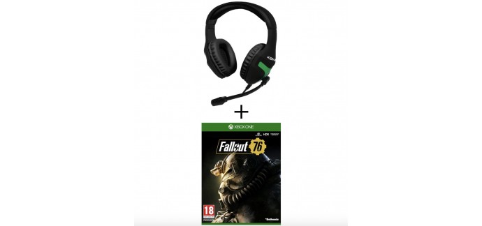 Auchan: Jeu Fallout 76 sur Xbox One + Casque Gaming Konix à 25,99€