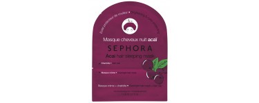 Sephora: Masque cheveux nuit Sephora Collection Acaï - éclat protecteur de couleur à 1,99€