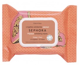 Sephora: 25 lingettes démaquillantes et exfoliantes Papaye éclat à 2,99€