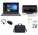 Auchan: PC portable 15,6" Asus S501QA-EJ195T + Souris + Sache + Imprimante Multifonction + Office 365 à 399€