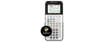 Darty: Calculatrice graphique TEXAS INSTUMENTS TI-83 PREMIUM PYTHON à 75,99€