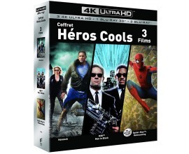 Amazon: Coffret Blu-Ray 4 films 4K UDH Super Héros (Hancock, Spider-Man Homecoming, Men in Black) à 21,95€