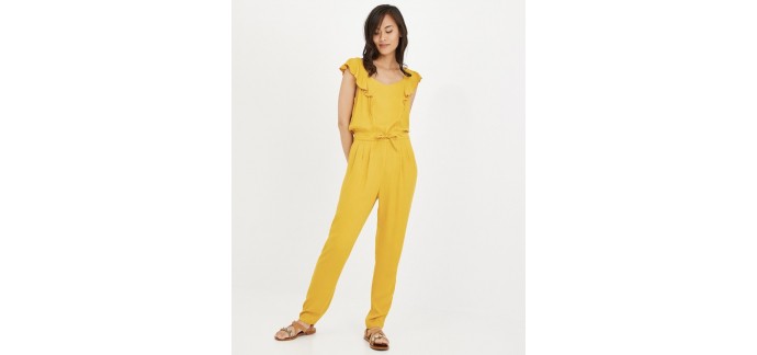 Promod: Combinaison pantalon jaune à 19,97€