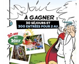 LIDL: 30 séjours et 300 entrées pour 2 au Parc Asterix à gagner