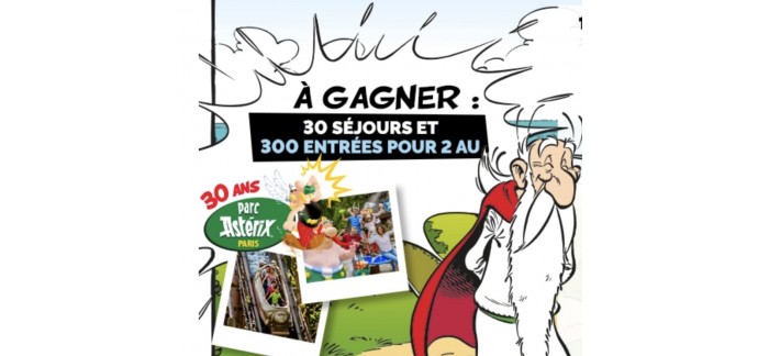LIDL: 30 séjours et 300 entrées pour 2 au Parc Asterix à gagner