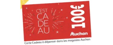 Kinder: 10 Cartes Cadeaux Auchan de 100€ à gagner par jour