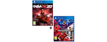 Auchan: Pack jeux NBA 2K20 + PES 2020 sur PS4 ou Xbox One à 70€