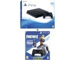 Auchan: Console PS4 Slim 500Go Chassis F Noire + 2e Manette Dualshock 4 Edition Fortnite à 299,99€