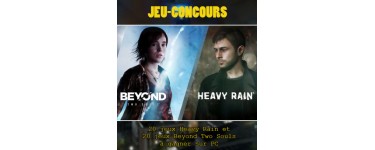 JEUXACTU: 20 jeux vidéos "Heavy Rain" sur PC et 20 jeux vidéos "Beyond Two Souls" sur PC à gagner