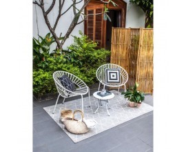 Cdiscount: Ensemble fauteuils et table basse de jardin à 69,99€ au lieu de 229€