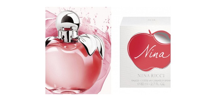 Nina Ricci: 1 échantillon gratuit du parfum du nouveau Nina de Nina Ricci