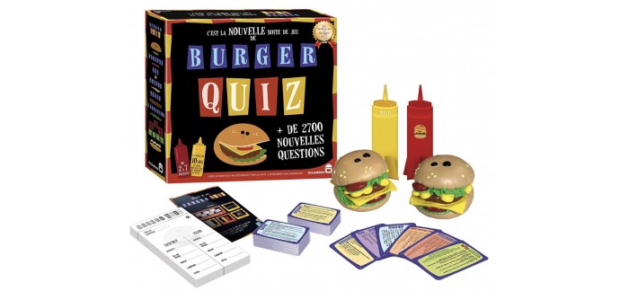 Amazon: Jeu de société Burger Quiz de Lansay à 22,99€