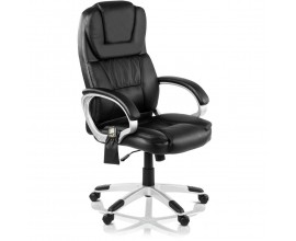 eBay: Fauteuil bureau chauffant et massant Noir - McHaus à 99,99€