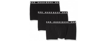 Amazon: Lot de 3 Boxers Homme HUGO BOSS Trunk Co/El' à 19,60€