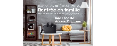 Hugo L'Escargot: Un sac Lacoste Homme Access Prenium pour ordinateur portable à gagner