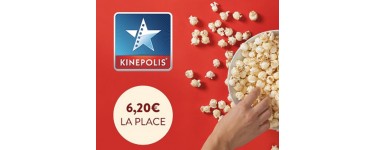 Veepee: Places de cinéma Kinepolis à 6,20€ au lieu de 12,10€