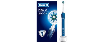 Amazon: Brosse à dents électrique Oral-B PRO 2 2000N CrossAction à 45,07€