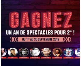 Groupe Partouche: 1 an de spectacle pour deux personnes à gagner