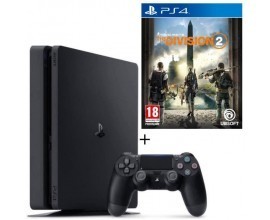 Cdiscount: Pack PS4 500 Go Noire + The Division 2 à 264,94€