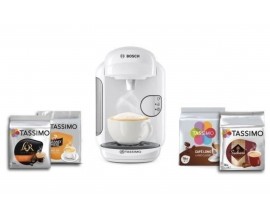 Cdiscount: Machine à café BOSCH TASSIMO Vivy TAS1404C1 multi-boissons + 4 packs de Tdiscs à 29,99€