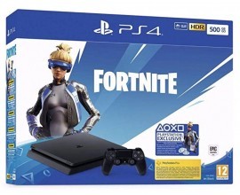 Amazon: Console PS4 Slim 500 Go chassis F noir + Code Fortnite (Digital) à 249,99€