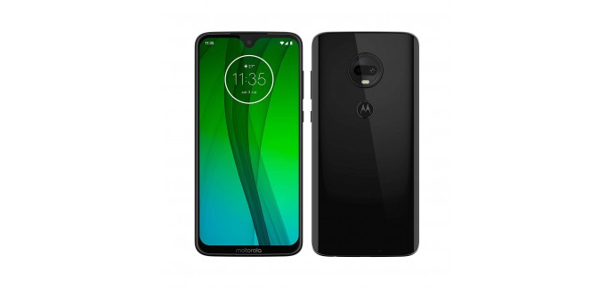 Amazon: Smartphone Motorola G7 débloqué (6,2 Pouces, 64Go ROM, Android 9.0) à 199,99€
